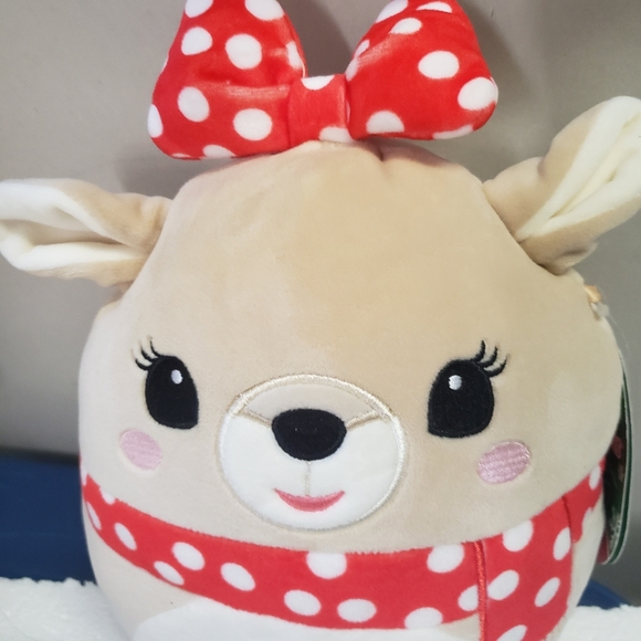 Squishmallows Plush Rudolf Red Nosed Clarice Reindeer Christmas 8" NEW - Picture 3 of 9
